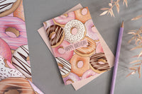 Doughnuts Birthday Card