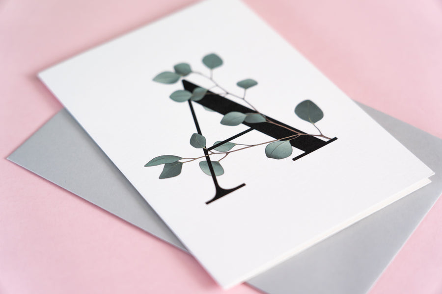 Eucalyptus Letter Card