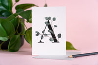 Eucalyptus Letter Card