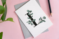 Eucalyptus Letter Card