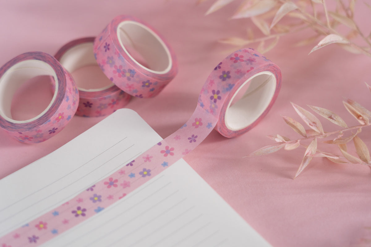 Cute Floral Washi Tape