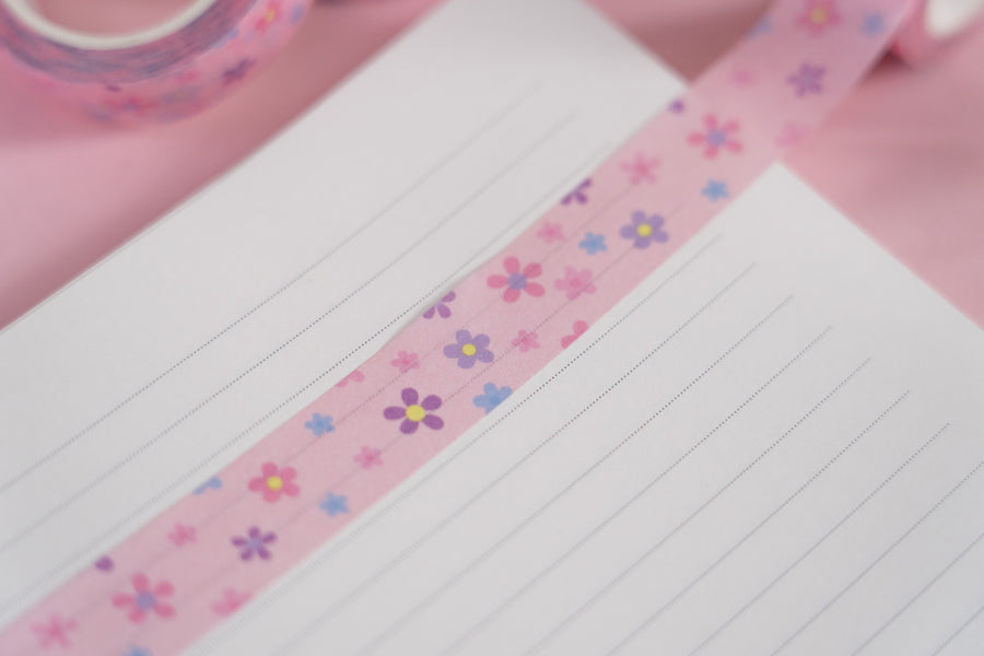Cute Floral Washi Tape