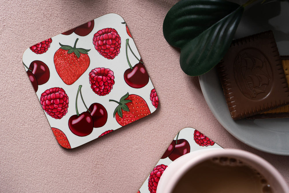 Red Fruits Coaster