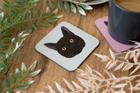 Black Cat Coaster