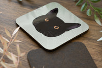 Black Cat Coaster