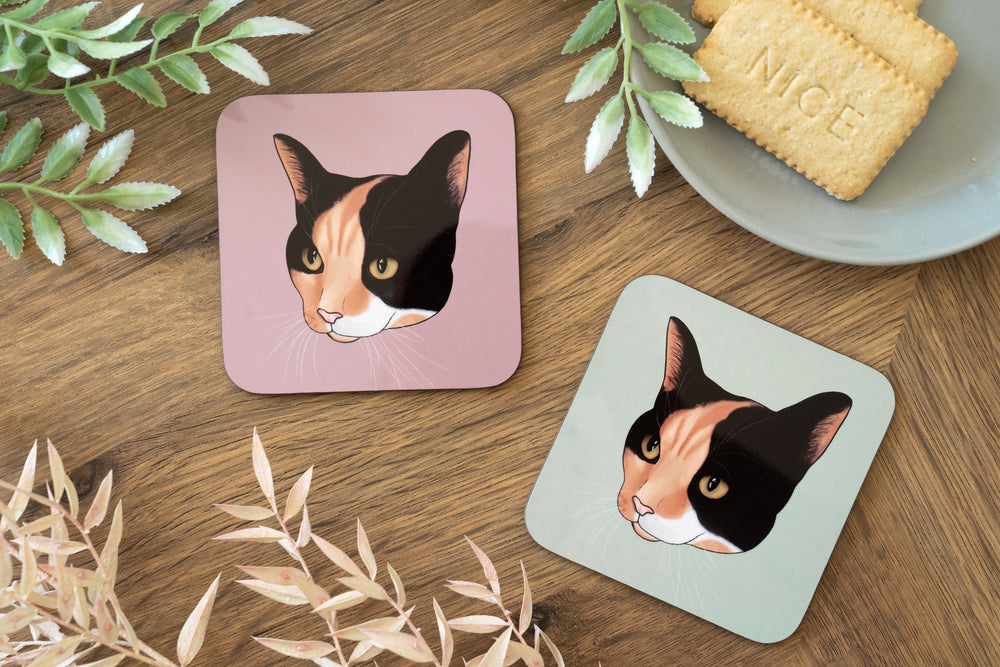 Calico Cat Coaster