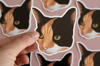 Calico Cat Sticker