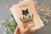 New Home Cat Card