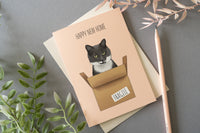 New Home Cat Card