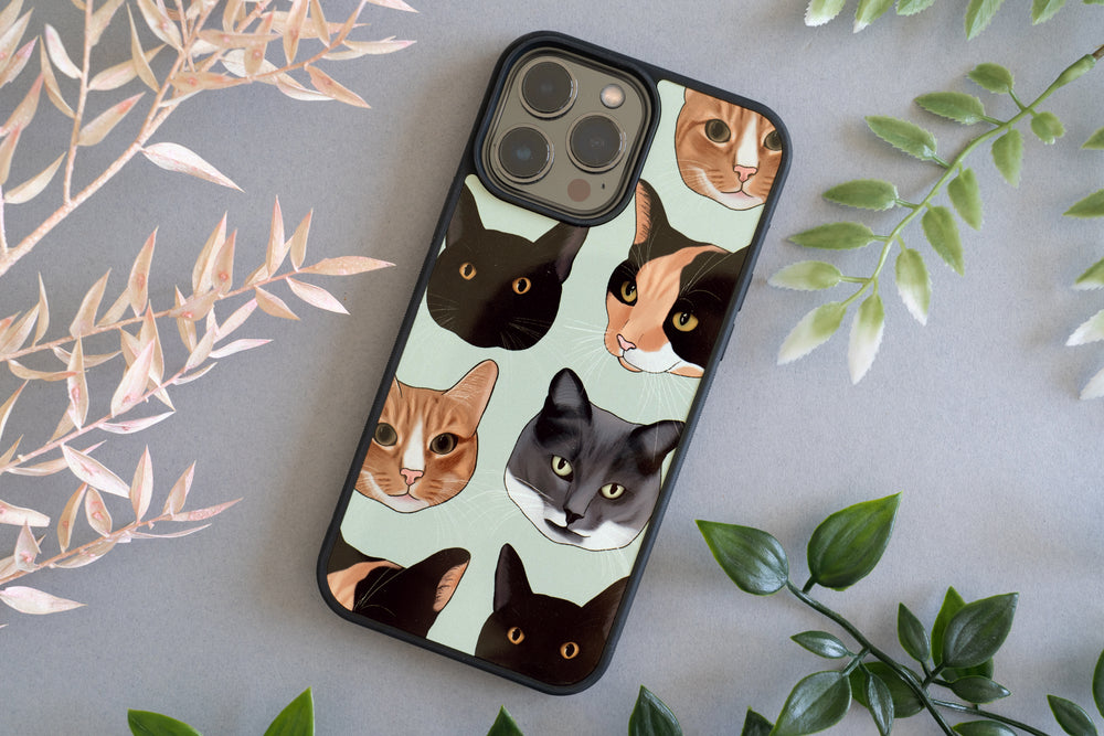 Green Cats Phone Case