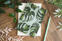 Happy Birthday Monstera Card