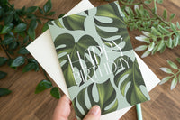 Happy Birthday Monstera Card