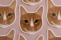 Orange Cat Sticker