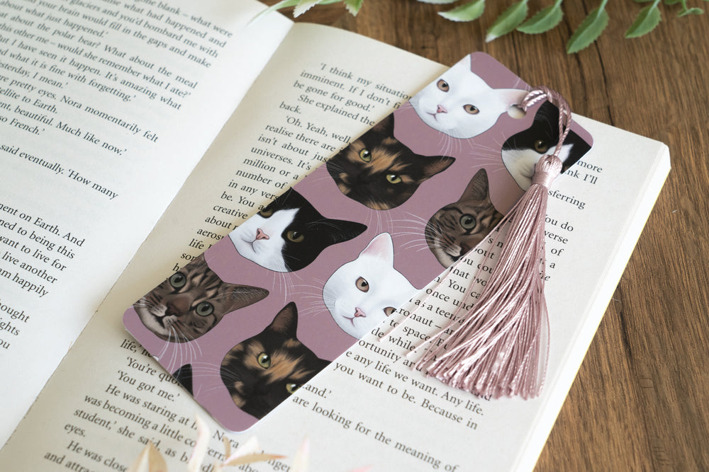 Pink Cats Bookmark