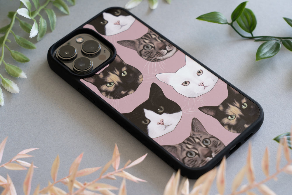 Pink Cats Phone Case