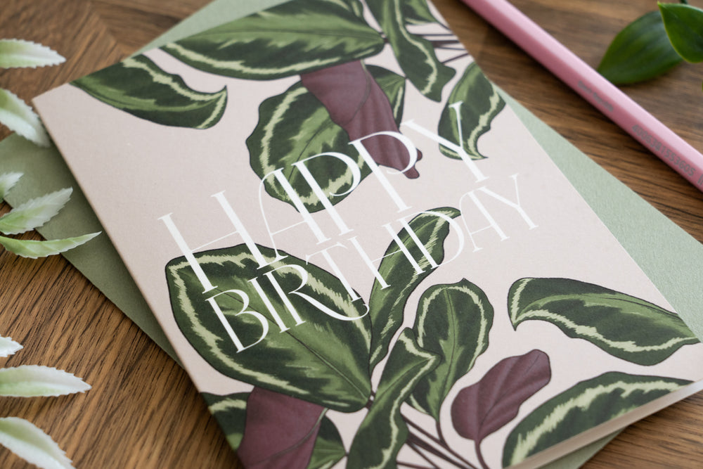 Happy Birthday Plant Card