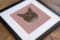 Tabby Cat Print