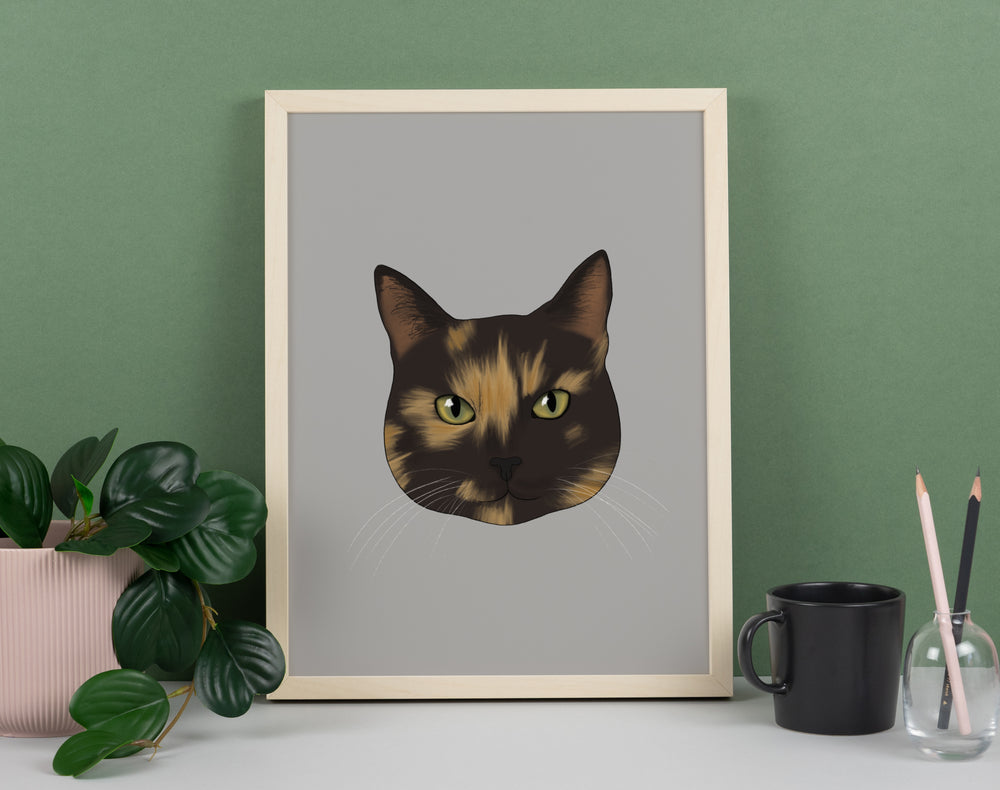 Tortoiseshell Cat Print