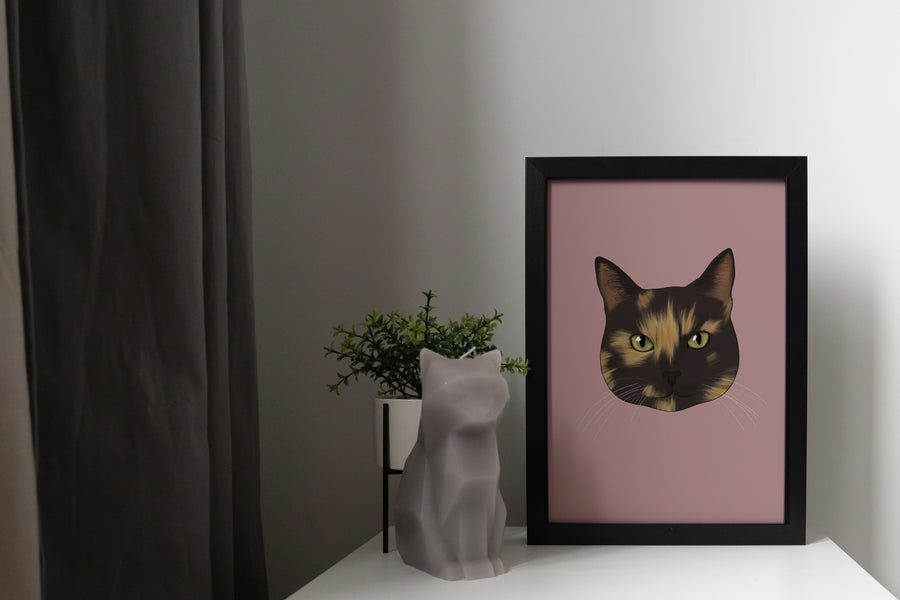 Tortoiseshell Cat Print