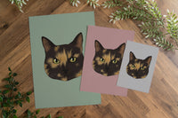 Tortoiseshell Cat Art Print