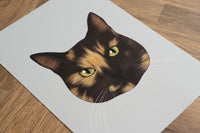 Tortoiseshell Cat Art Print