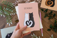 Just Meowied Cat Card