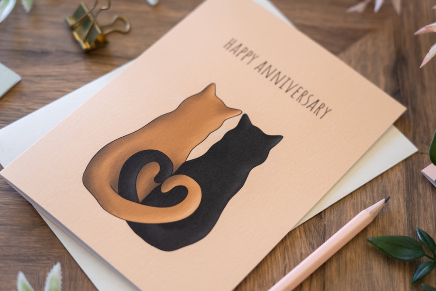Happy Anniversary Cat Card