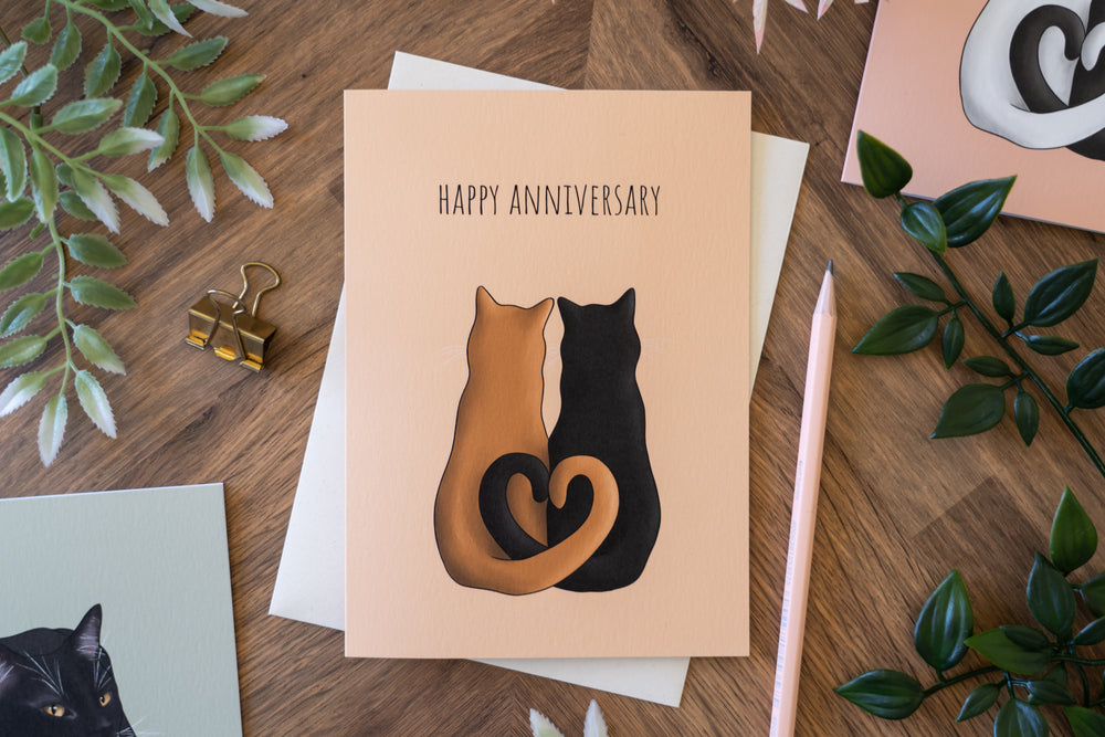 Happy Anniversary Cat Card