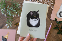 I Loaf You Cat Card