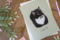 I Loaf You Cat Card