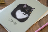 I Loaf You Cat Card