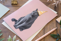 Party Hat Cat Birthday Card