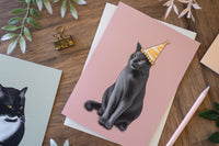 Party Hat Cat Birthday Card