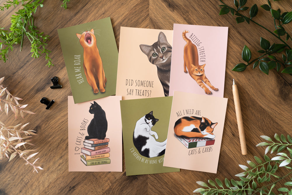 Cats Postcard Set