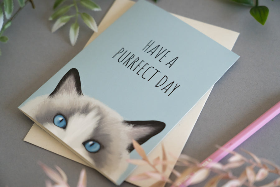 Have a Purrfect Day Cat Card