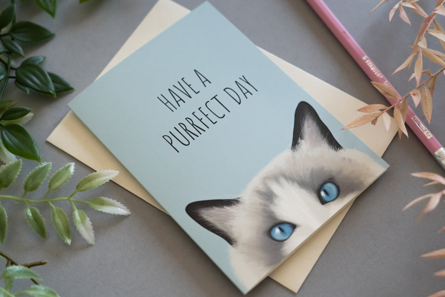 Have a Purrfect Day Cat Card