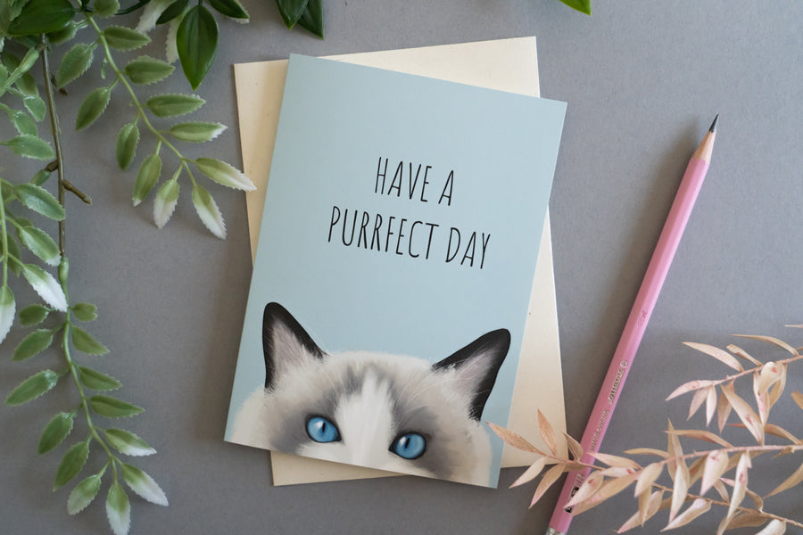 Have a Purrfect Day Cat Card