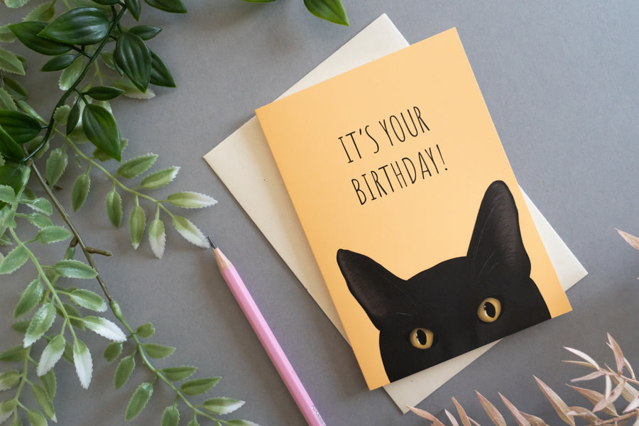 It's Your Birthday Cat Card