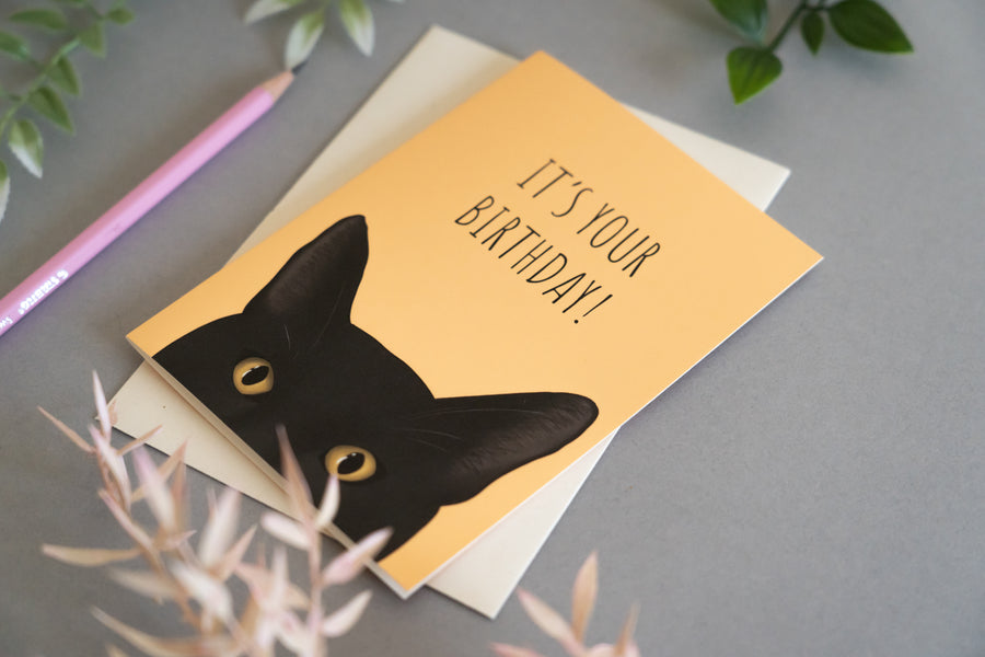 It's Your Birthday Cat Card