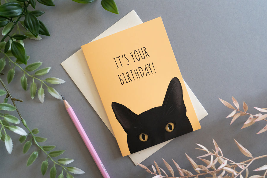 It's Your Birthday Cat Card