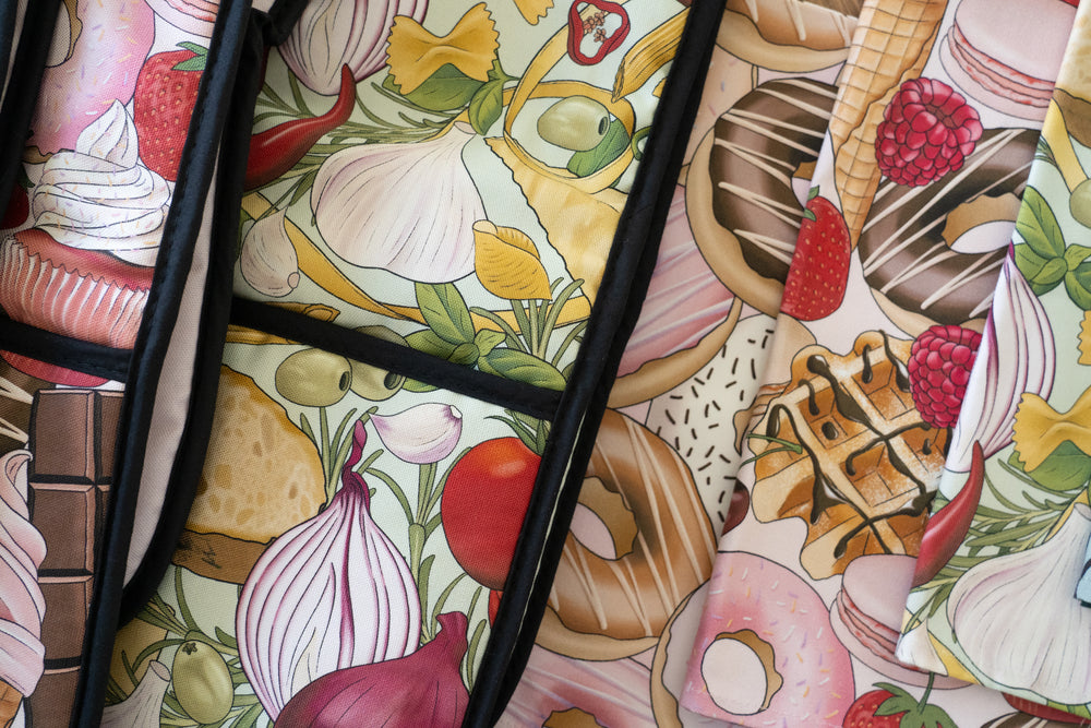 SAMPLES - Oven Gloves & Tea Towels