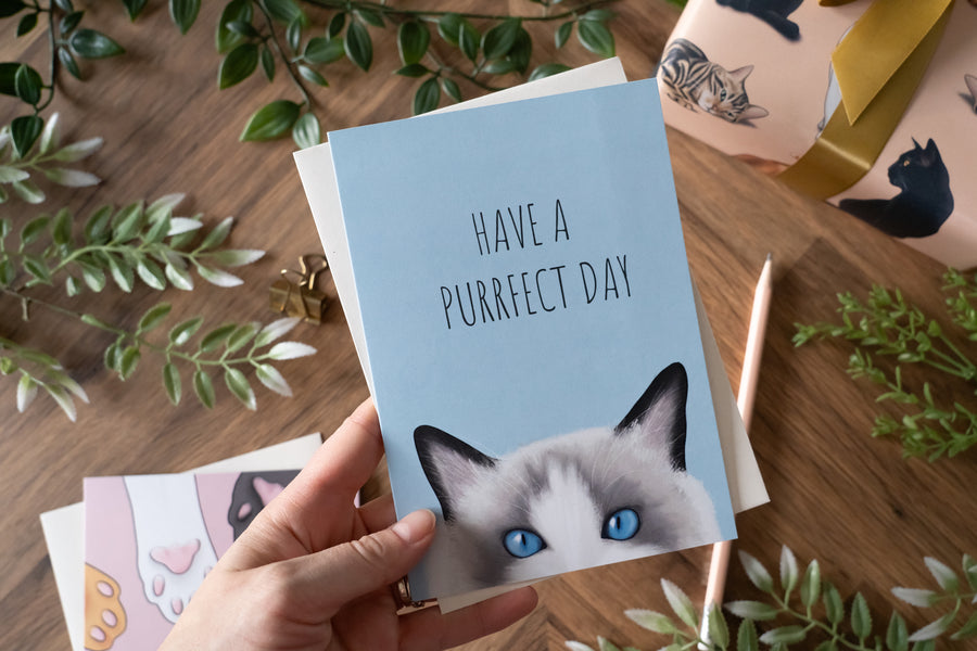 Have a Purrfect Day Cat Card