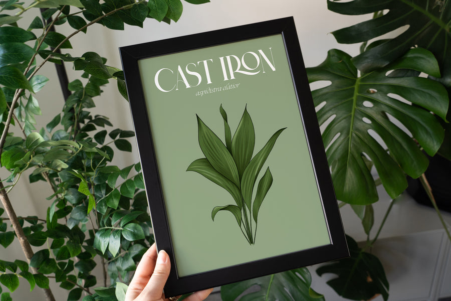 Cast Iron Houseplant Art Print
