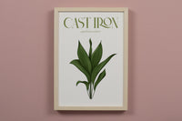 Cast Iron Houseplant Art Print