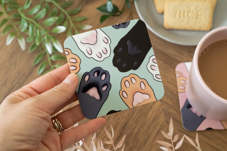 Paws Coaster Set