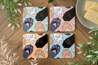 Paws Coaster Set