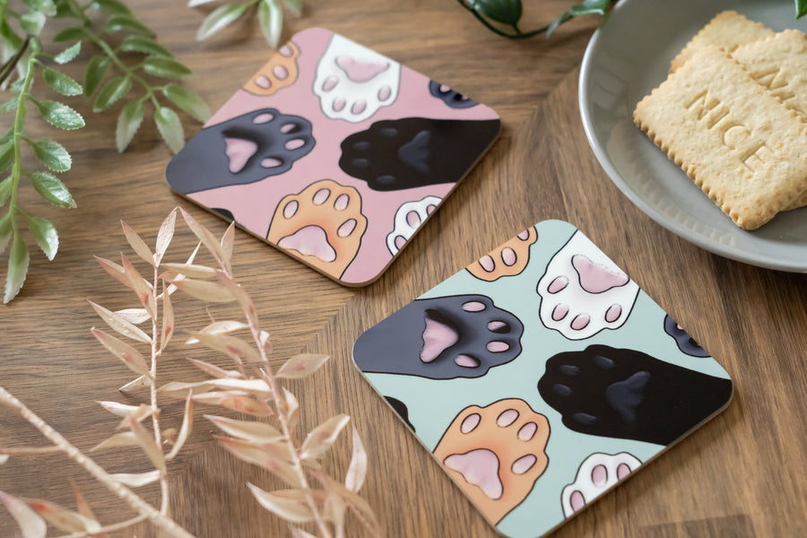Paws Coaster Set