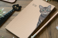 Tabby Cat To Do List Pad