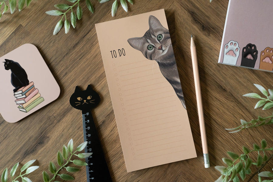 Tabby Cat To Do List Pad