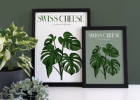 Swiss Cheese Houseplant Art Print